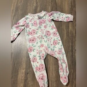 Gerber Pink Floral One Piece